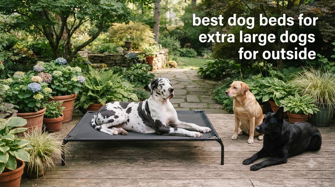 best dog beds for extra large dogs for outside