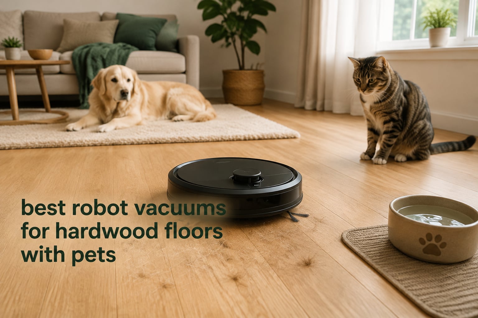 best robot vacuums for hardwood floors with pets