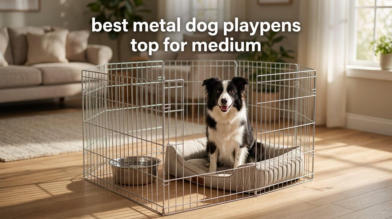 best metal dog playpens top for medium