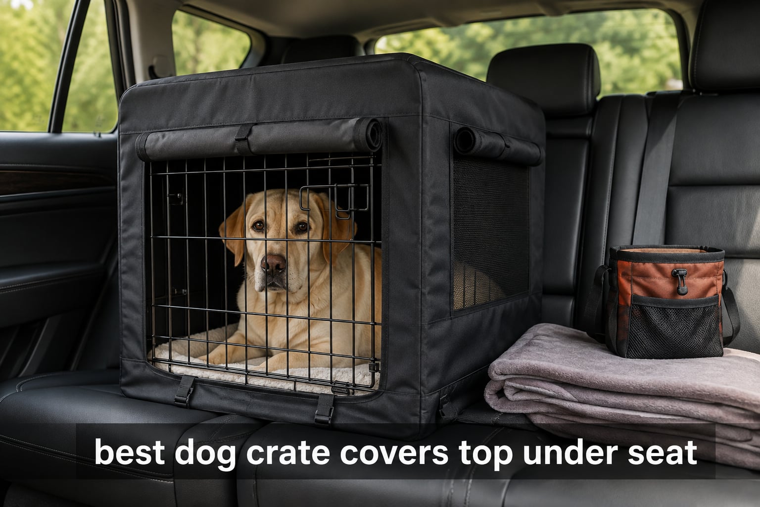 best dog crate covers top under seat