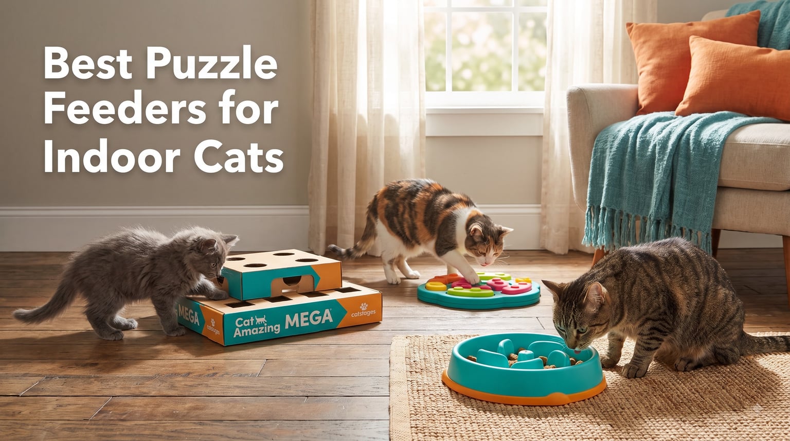 Best Puzzle Feeders for Indoor Cats