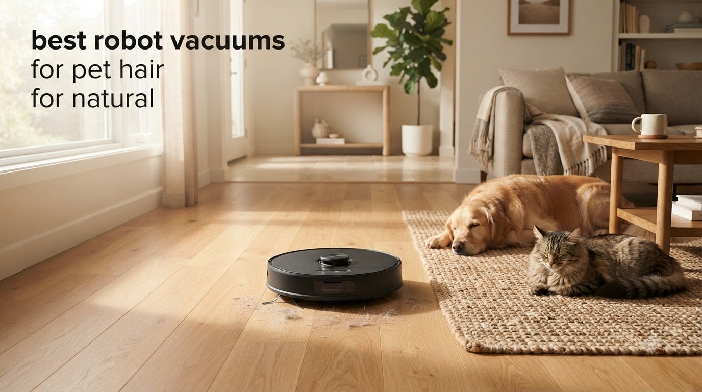 best robot vacuums for pet hair for natural