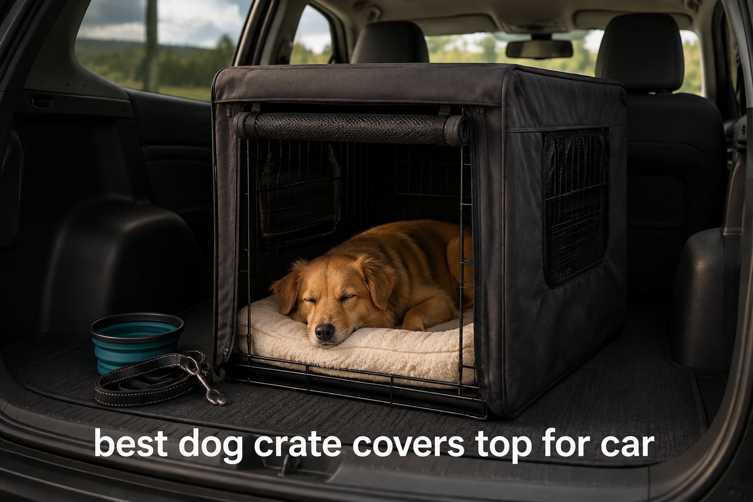 best dog crate covers top for car