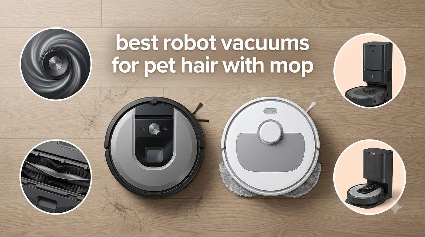 best robot vacuums for pet hair with mop