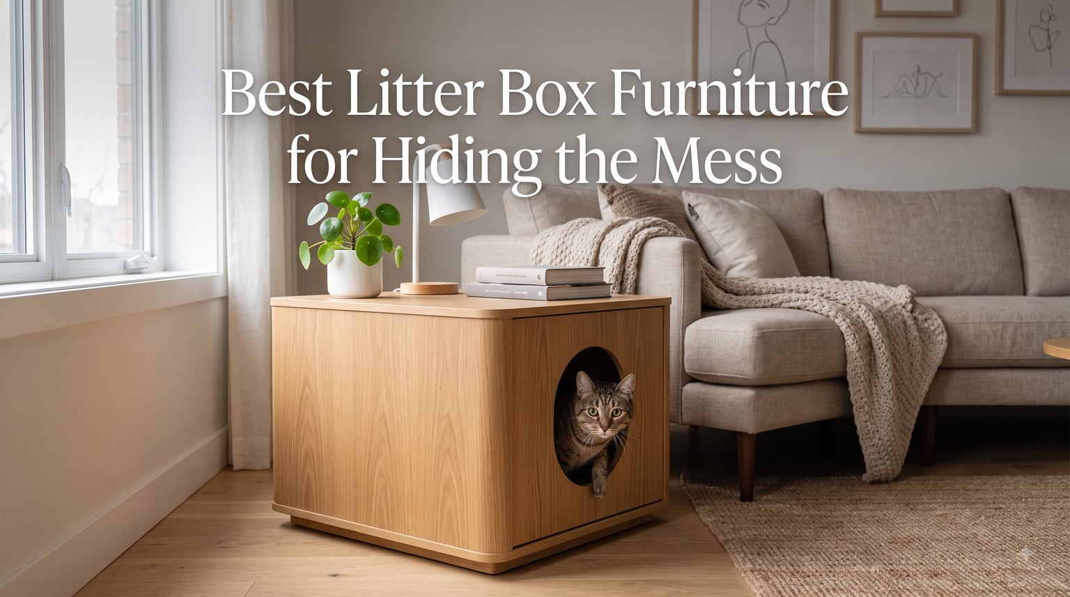 Best Litter Box Furniture for Hiding the Mess