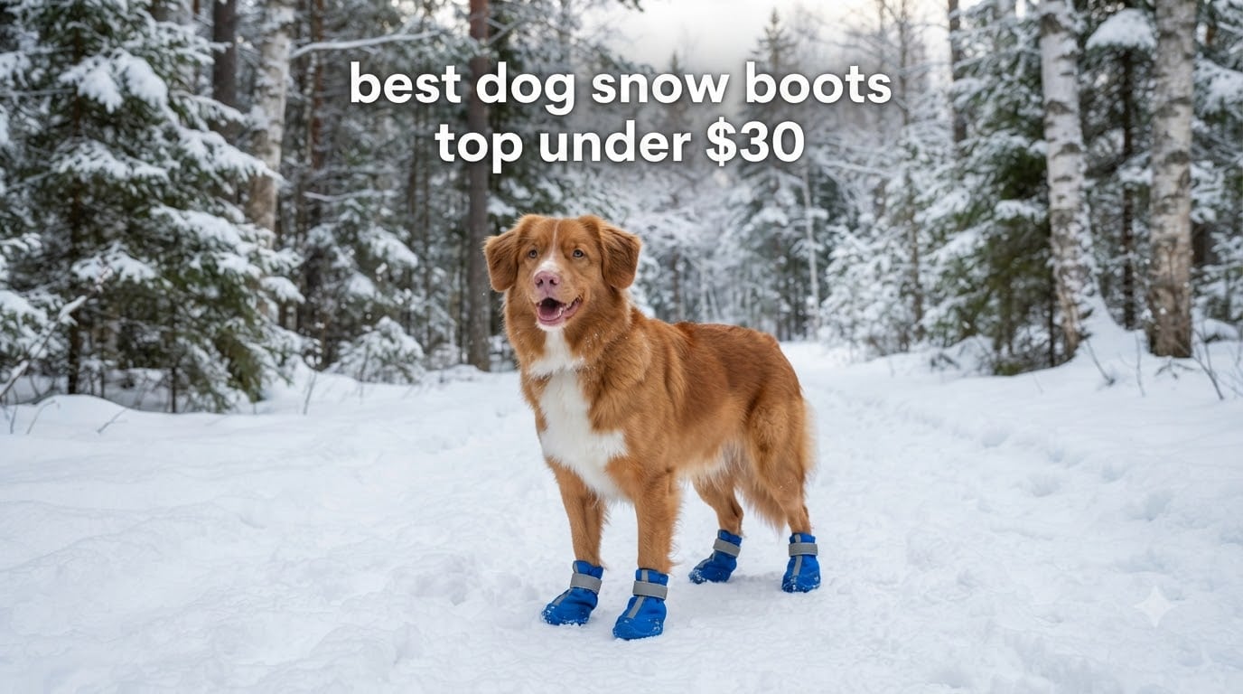 best dog snow boots top under $30