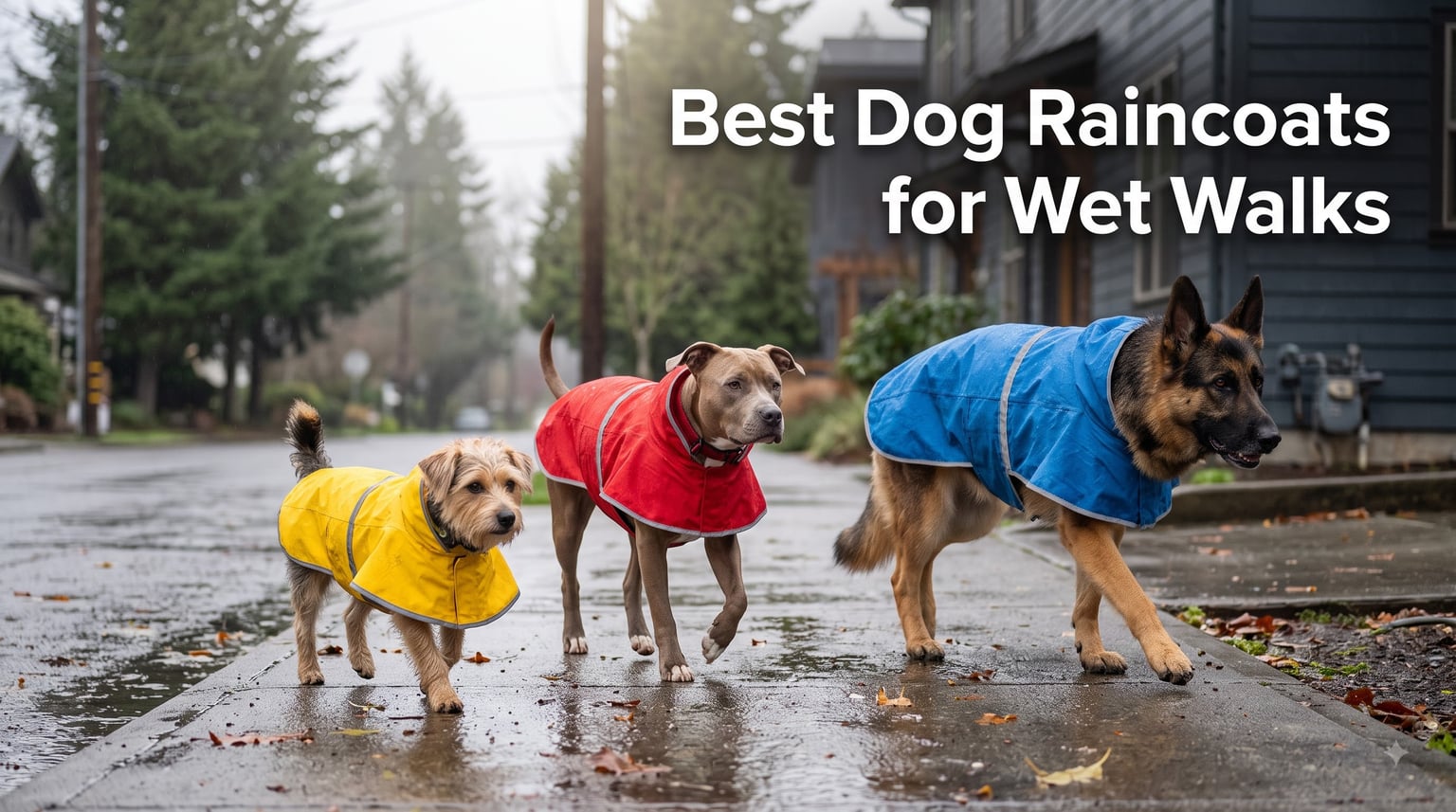 Best Dog Raincoats for Wet Walks