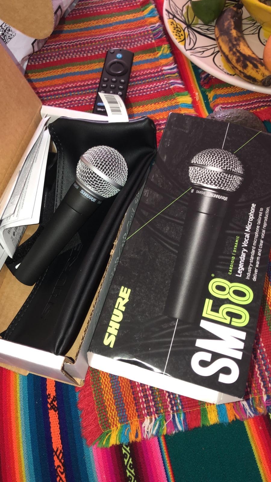 Shure SM58 Pro XLR Dynamic Vocal Microphone customer photo 1