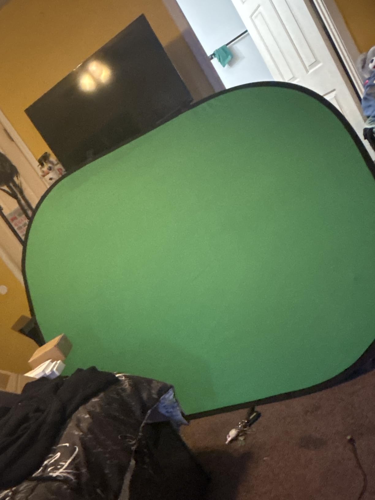 NEEWER 5x7ft/1.5x2m Chromakey Foldable Backdrop with Stand 8.5ft/2.6m customer photo 1