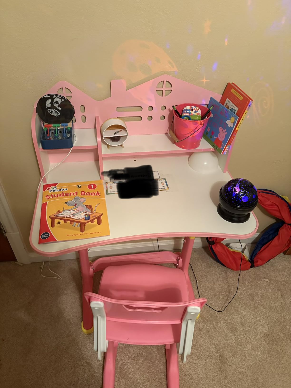 Kids Desk and Chair Set, Height Adjustable Kids Desk customer photo 1