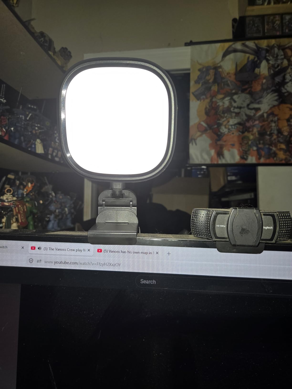 InnoGear Ring Light for Computer On-Camera Monitor Video Conference Light customer photo 2