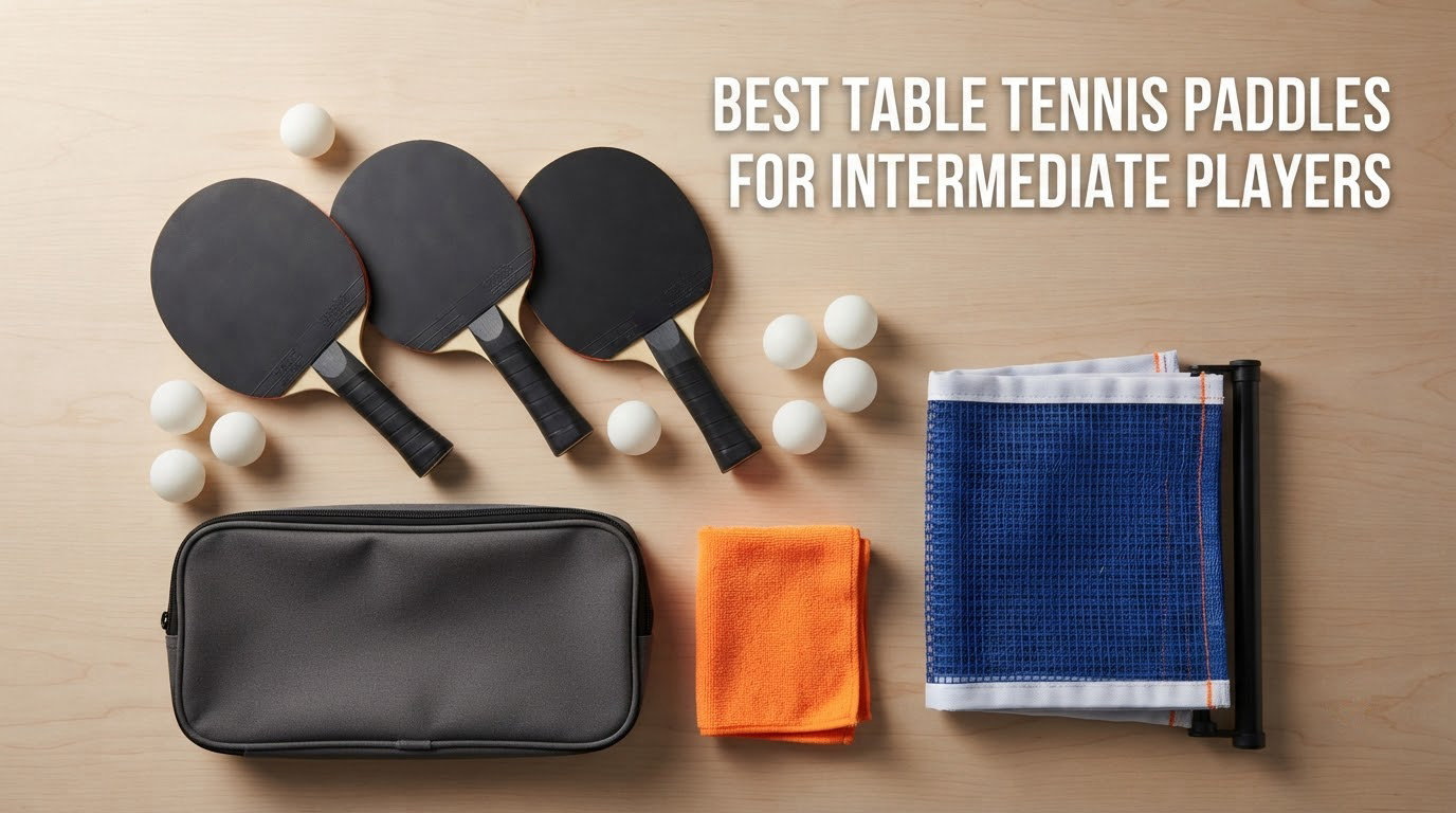 best table tennis paddles for intermediate players