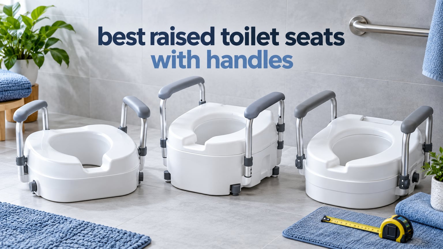 best raised toilet seats with handles