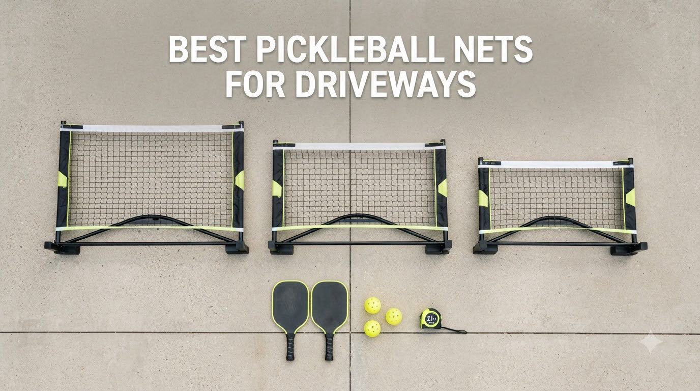 best pickleball nets for driveways