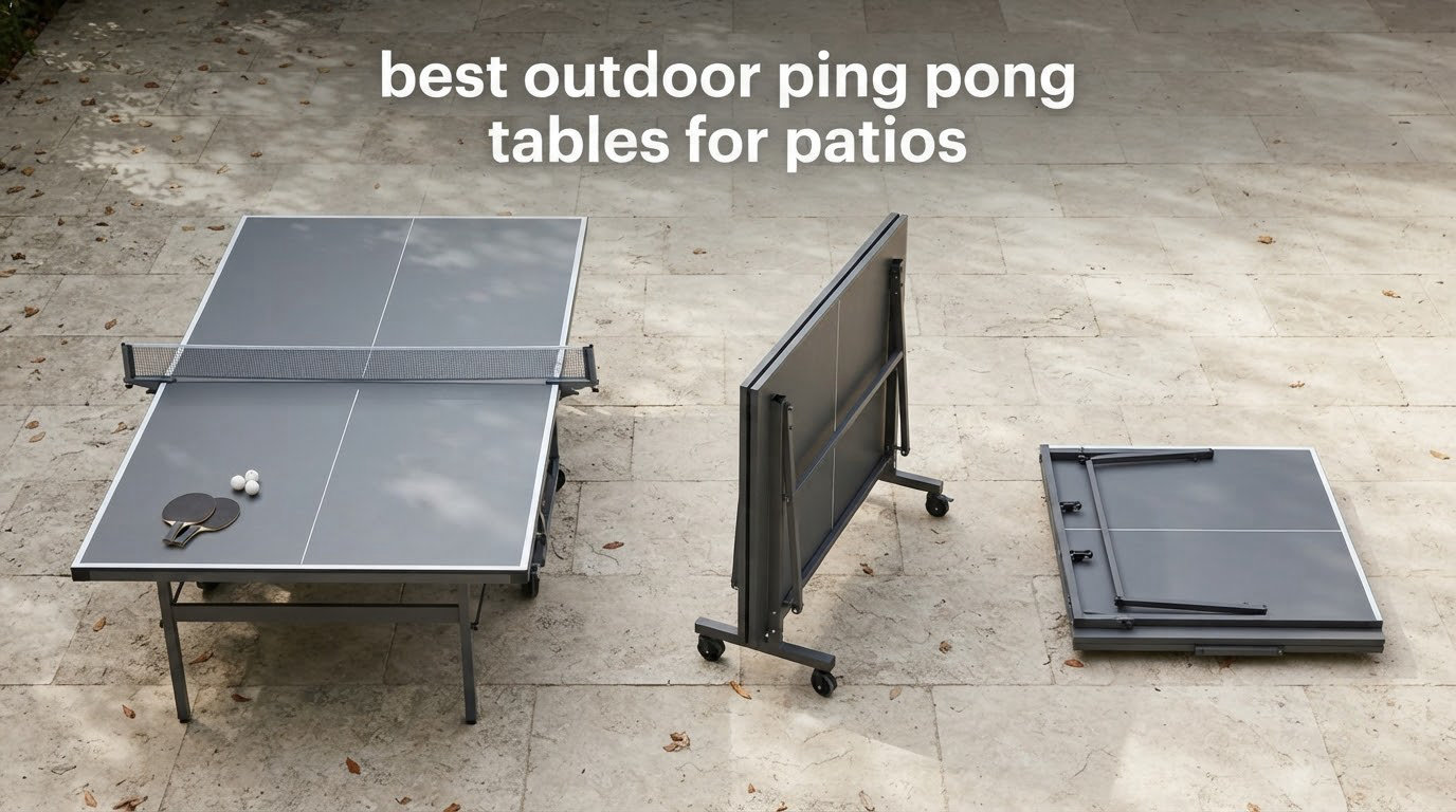 best outdoor ping pong tables for patios