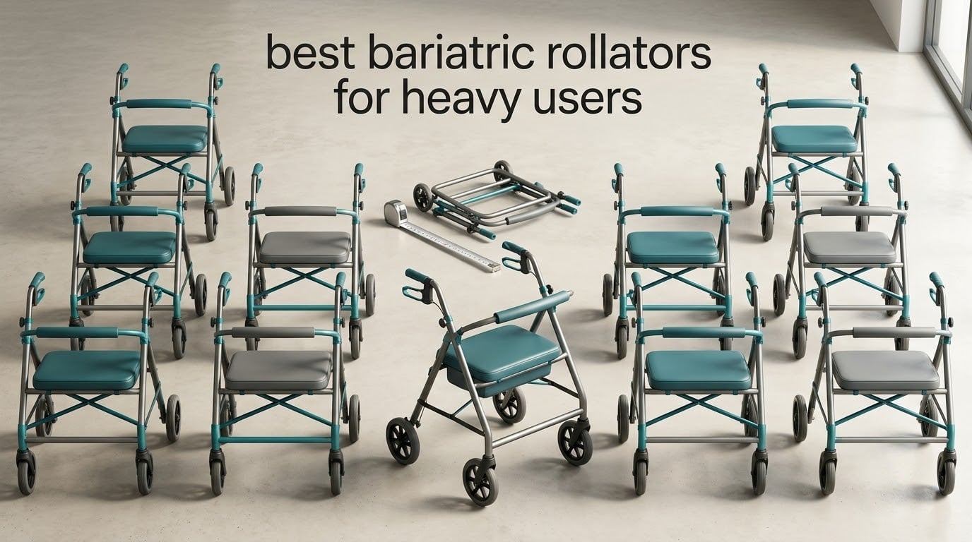 best bariatric rollators for heavy users