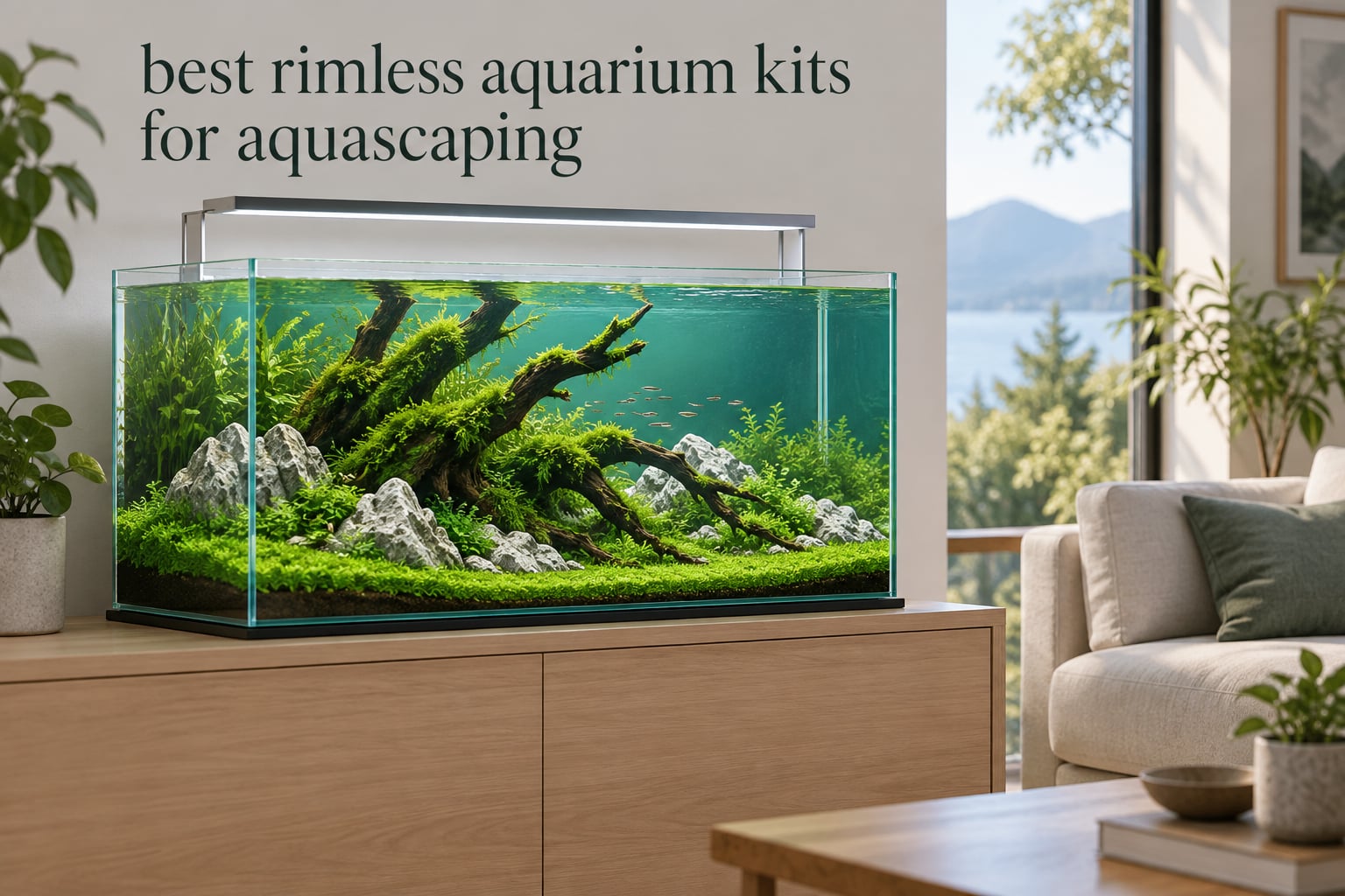 best rimless aquarium kits for aquascaping