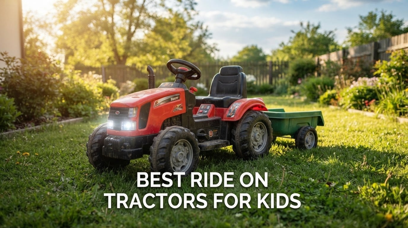 best ride on tractors for kids