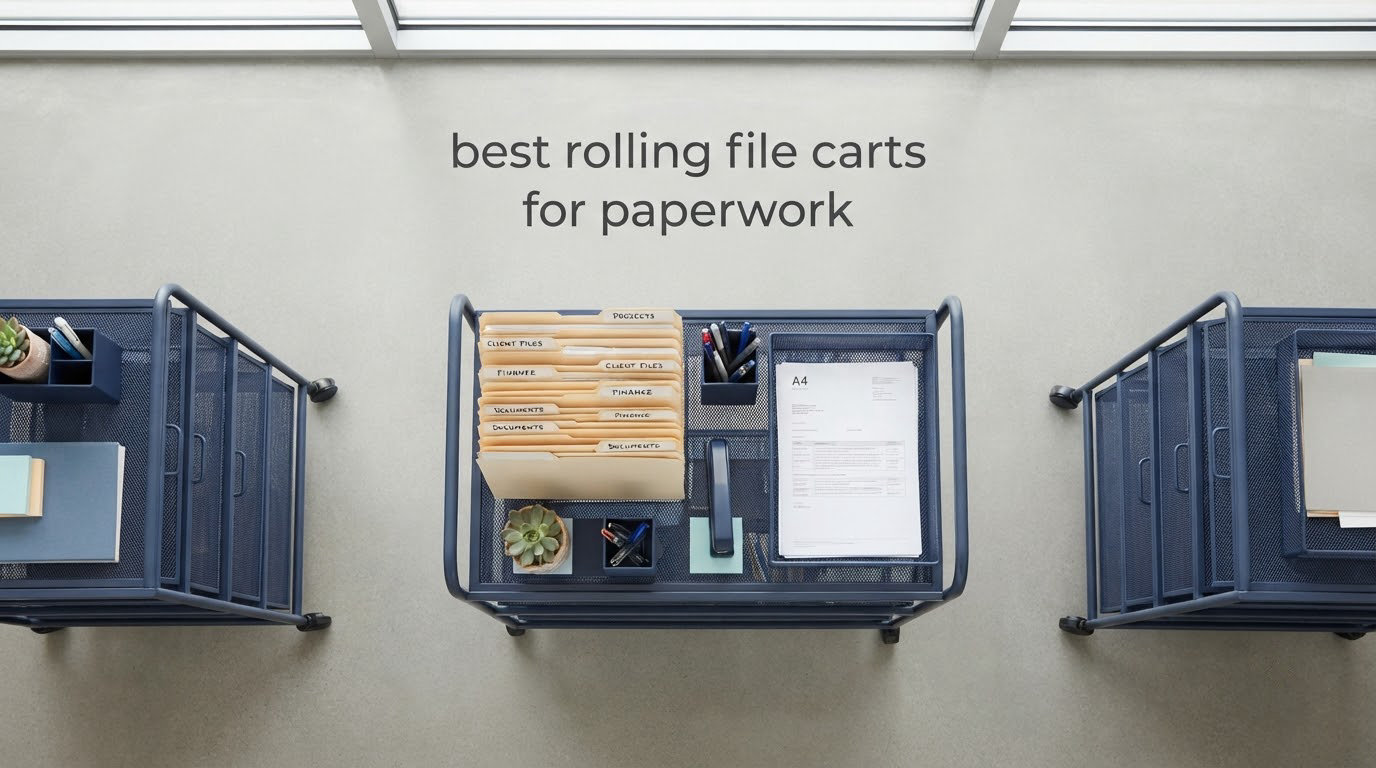 best rolling file carts for paperwork