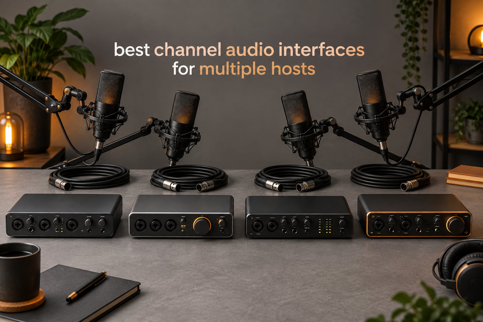 best 4 channel audio interfaces for multiple hosts