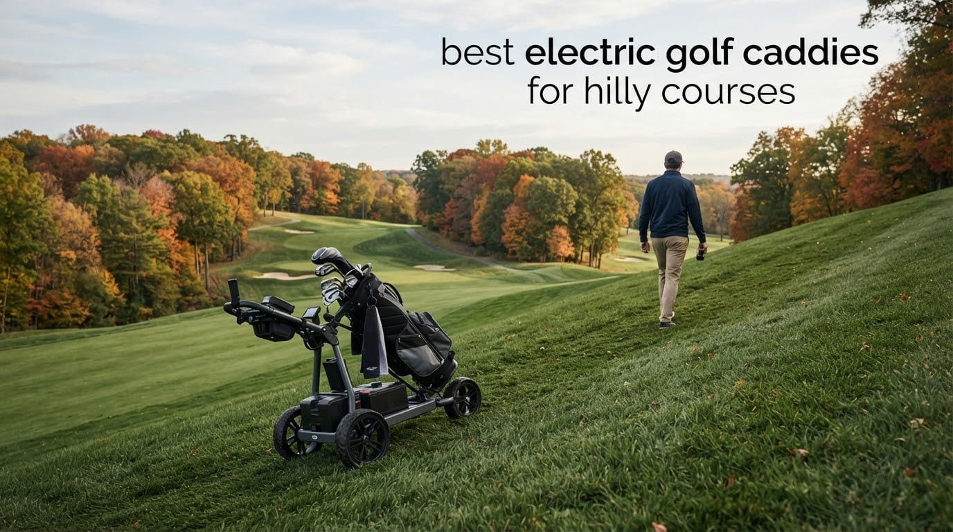 best electric golf caddies for hilly courses