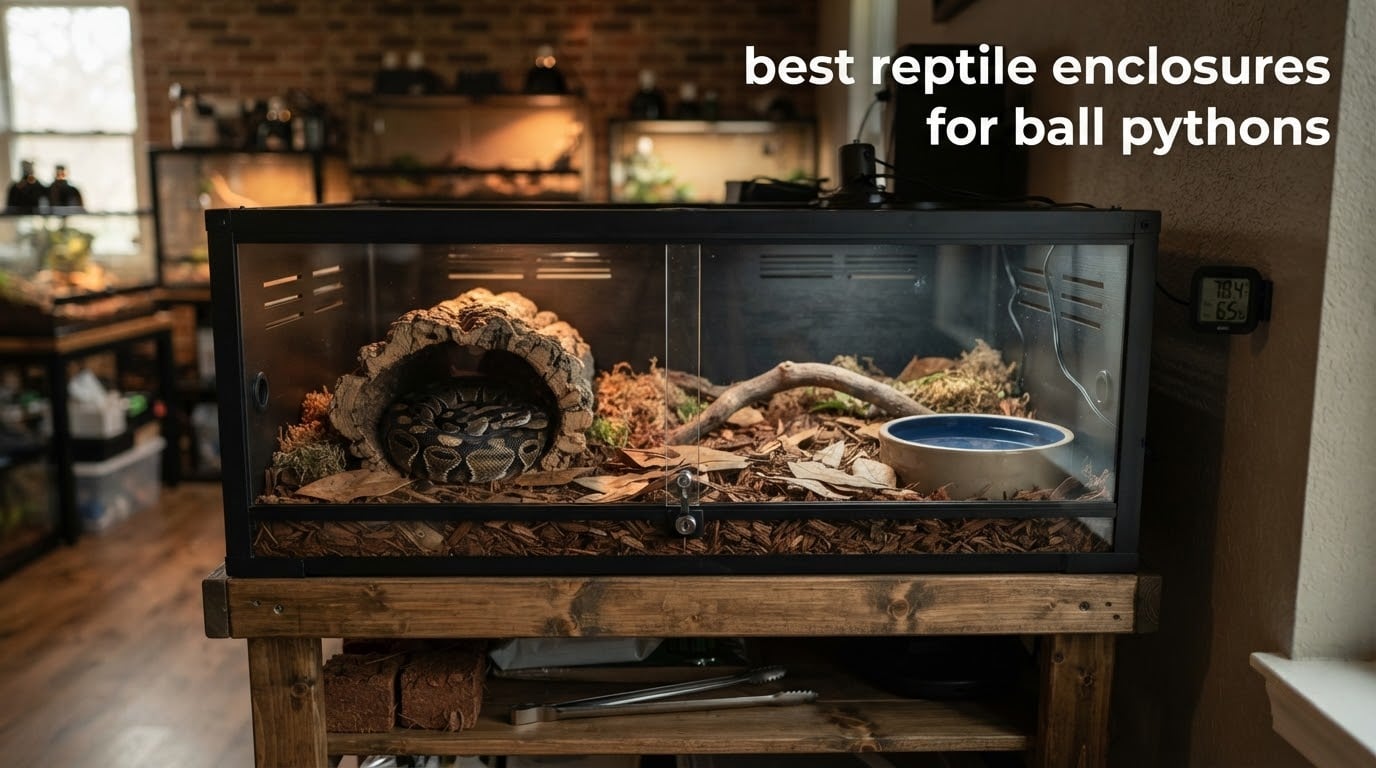 best reptile enclosures for ball pythons
