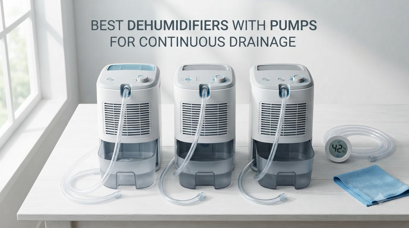 best dehumidifiers with pumps for continuous drainage