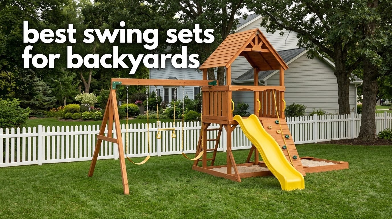best swing sets for backyards