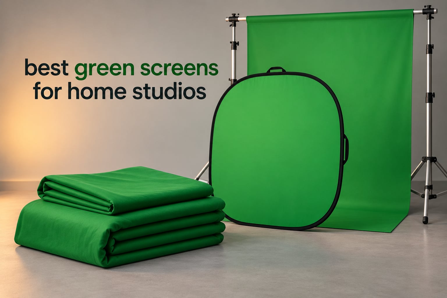 best green screens for home studios