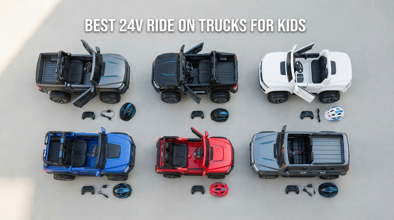 best 24v ride on trucks for kids