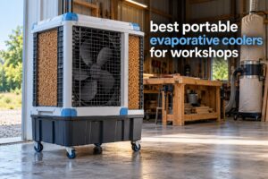 best portable evaporative coolers for workshops