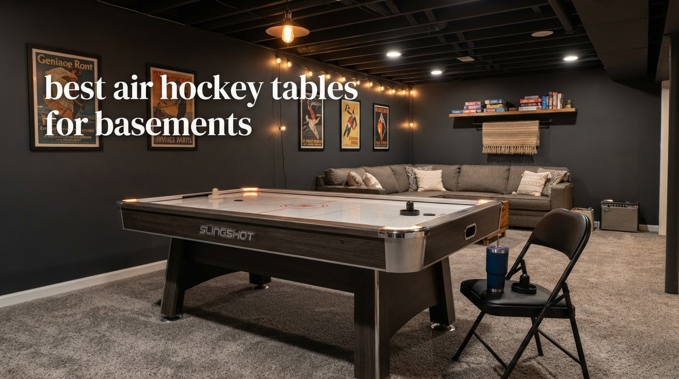 best air hockey tables for basements
