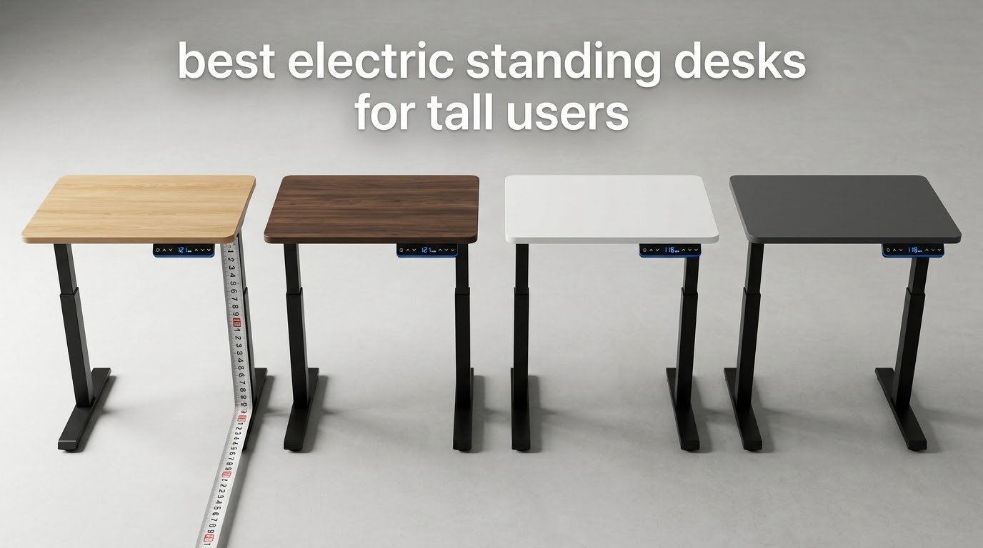 best electric standing desks for tall users