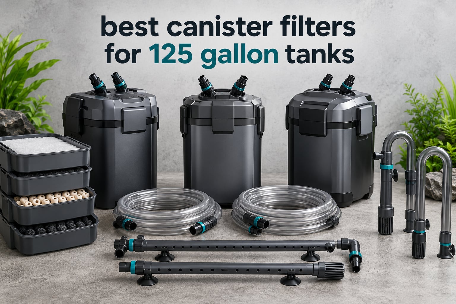 best canister filters for 125 gallon tanks